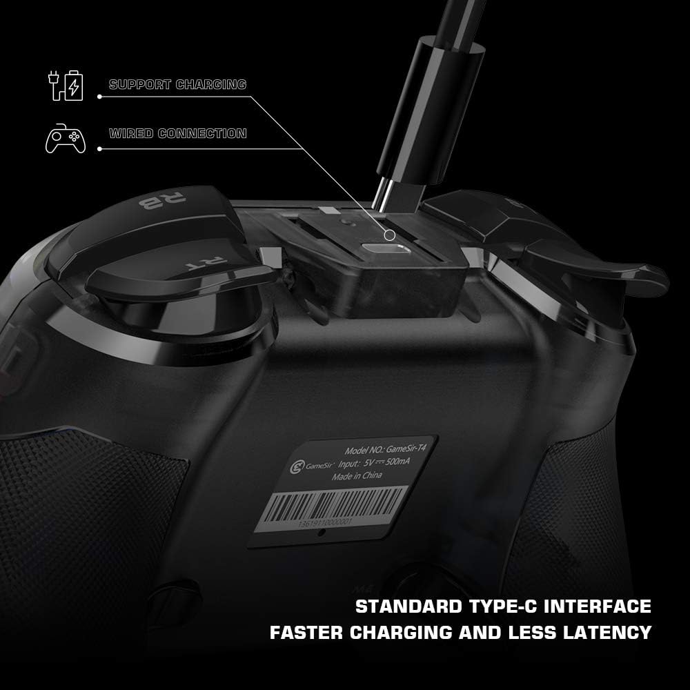 GameSir T4 Pro Wireless Game Controller for Windows /iPhone/Android/Switch GameSir T4 Pro Wireless Game Controller for Windows /iPhone/Android/Switch